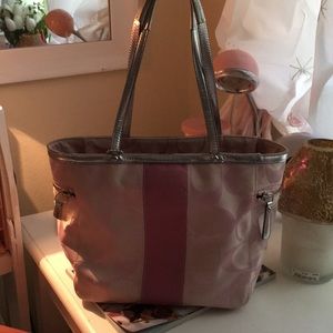 COACH PINK TOTE
